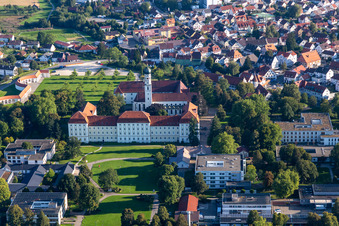 Complex of buildings of the monastery in Bad Schussenried in the state Baden-Wuerttemberg, Germany