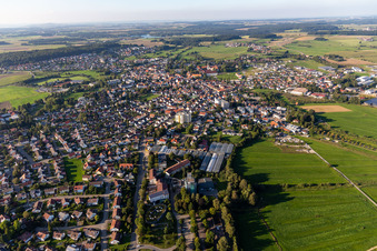 Aulendorfer Street in the district Zellerhof in Bad Schussenried in the state Baden-Wuerttemberg, Germany