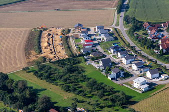 New development area Dinkelweg in Dürnau in the state Baden-Wuerttemberg, Germany