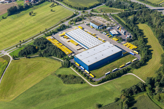 Aerial photograpy of DACHSER SE in Baindt in the state Baden-Wuerttemberg, Germany