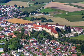Building complex of the Franciscan monastery of Reute in the district Reute in Bad Waldsee in the state Baden-Wuerttemberg, Germany