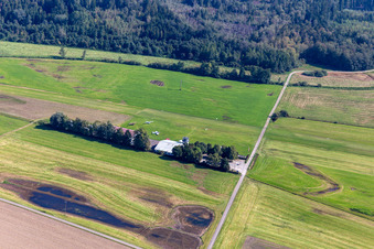 Airport Reute in the district Reute in Bad Waldsee in the state Baden-Wuerttemberg, Germany