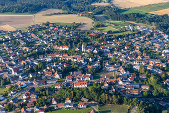 Bingen in the state Baden-Wuerttemberg, Germany from above