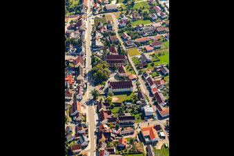 St. Konrad, Town Hall Langenenslingen in Langenenslingen in the state Baden-Wuerttemberg, Germany