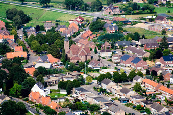 Aerial photograpy of De Voort in the state Limburg, Netherlands