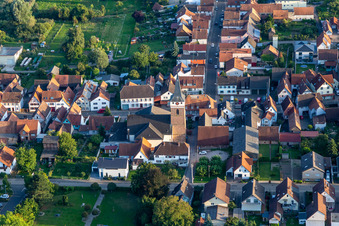 Parish Church of St. Leon in the district Schaidt in Wörth am Rhein in the state Rhineland-Palatinate, Germany