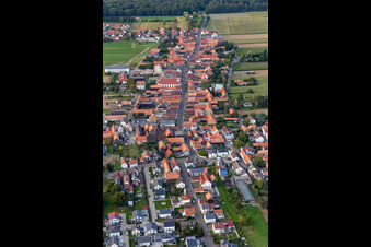 District Hayna in Herxheim bei Landau in the state Rhineland-Palatinate, Germany out of the air