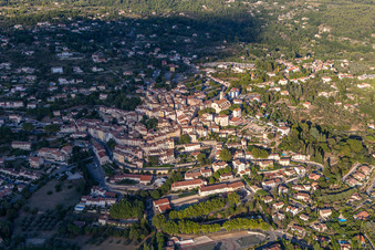 Aerial photograpy of Fayence in the state Var, France