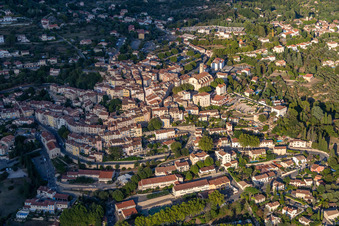 Oblique view of Fayence in the state Var, France
