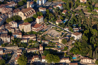 Historical attraction of the ensemble of the amphitheater of Kultur-Zentrums in Fayence in Provence-Alpes-Cote d'Azur, France