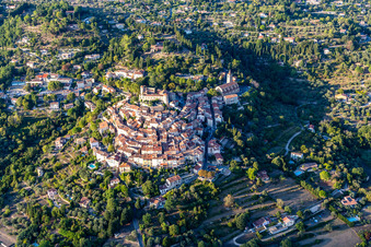Callian in the state Var, France from above