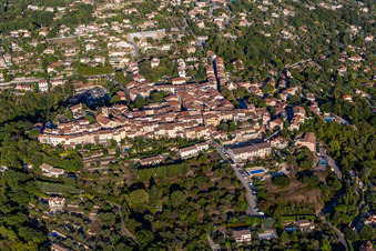 Aerial photograpy of Montauroux in the state Var, France