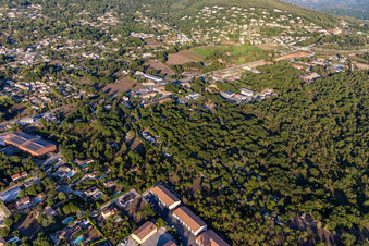 Camping Caravaning du Lac in Montauroux in the state Var, France from above