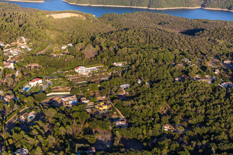 Drone recording of Montauroux in the state Var, France