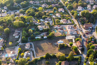 Aerial photograpy of Montauroux in the state Var, France