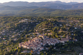 Drone image of Callian in the state Var, France