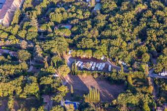 Camping Caravaning du Lac in Montauroux in the state Var, France out of the air