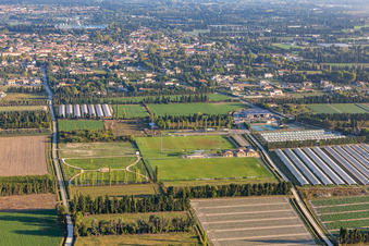 Stade Maillanais in Maillane in the state Bouches du Rhone, France