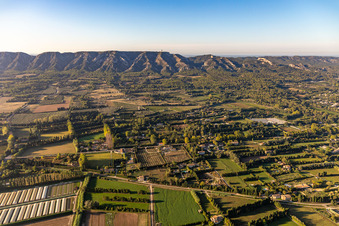 Massif des Alpilles, Château Romanin in the district Les Écarts in Saint-Rémy-de-Provence in the state Bouches du Rhone, France