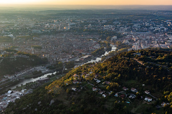 The terraces of Besançon in the district Brégille in Besançon in the state Doubles, France