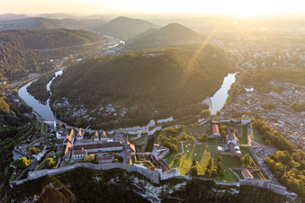 Aerial photograpy of And Zoo de Besançon in the district Citadelle in Besançon in the state Doubles, France