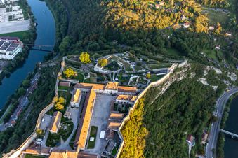 Oblique view of And Zoo de Besançon in the district Citadelle in Besançon in the state Doubles, France