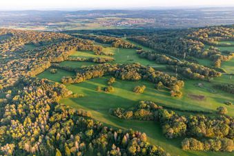 Aerial photograpy of Montfaucon in the state Doubles, France