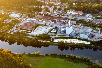 Aerial view of Gemdoubs Stationery in Novillars in the state Doubles, France