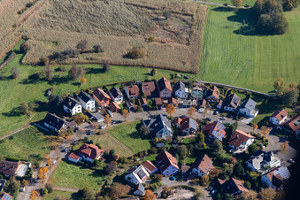 Schubertstr in the district Langensteinbach in Karlsbad in the state Baden-Wuerttemberg, Germany