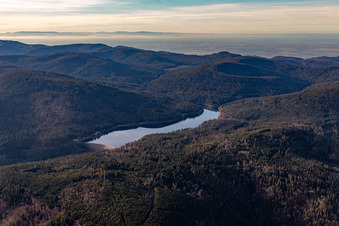 Schwarzenbach Dam in Forbach in the state Baden-Wuerttemberg, Germany