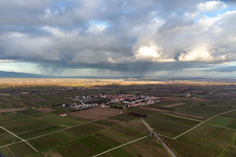 Aerial photograpy of District Mörzheim in Landau in der Pfalz in the state Rhineland-Palatinate, Germany