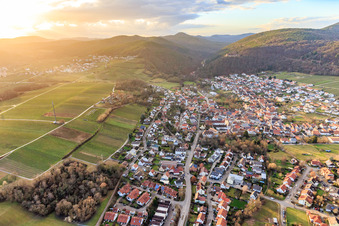 Bahnhofstr in Klingenmünster in the state Rhineland-Palatinate, Germany