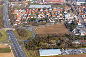 District Dannstadt in Dannstadt-Schauernheim in the state Rhineland-Palatinate, Germany