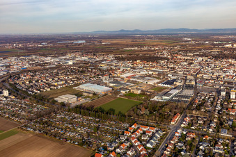 North in Frankenthal in the state Rhineland-Palatinate, Germany