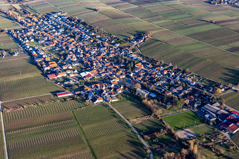 Roschbach in the state Rhineland-Palatinate, Germany from above