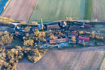 Aerial photograpy of Hellmann Carpentry in Kuhardt in the state Rhineland-Palatinate, Germany