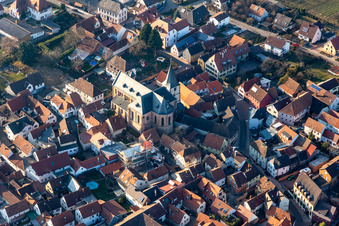 St. George in the district Arzheim in Landau in der Pfalz in the state Rhineland-Palatinate, Germany