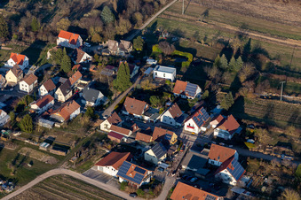 Prinz-Eugen-Straße in the district Arzheim in Landau in der Pfalz in the state Rhineland-Palatinate, Germany