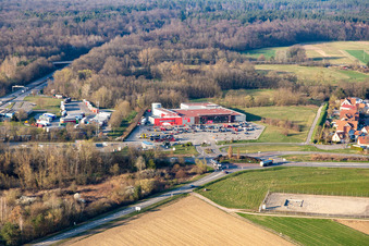 Bienwald Federal Police Station in Scheibenhard in the state Bas-Rhin, France