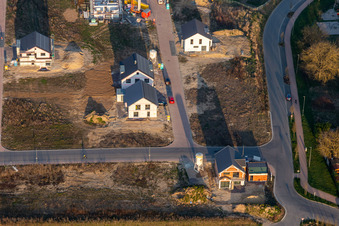 Aerial photograpy of New development area K2 in Kandel in the state Rhineland-Palatinate, Germany