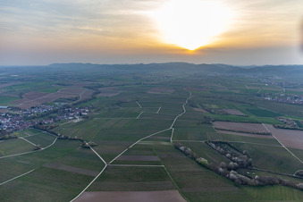 Dierbach in the state Rhineland-Palatinate, Germany out of the air