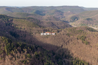 Oblique view of Specialist clinic Eußerthal in Eußerthal in the state Rhineland-Palatinate, Germany