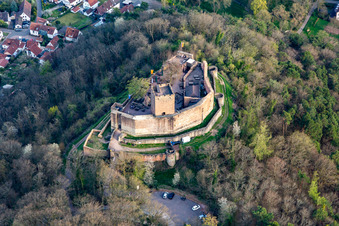 Landeck Castle Ruins near Klingenmünster in Klingenmünster in the state Rhineland-Palatinate, Germany