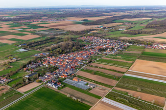 Winden in the state Rhineland-Palatinate, Germany viewn from the air