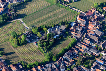 Hotel Schloß Edesheim, Private Hotels Dr. Lohbeck GmbH & Co. KG in Edesheim in the state Rhineland-Palatinate, Germany out of the air