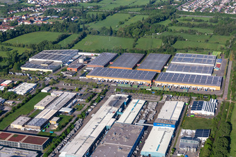 Landau East Industrial Estate Michelin Tire Factory. Landau in Landau in der Pfalz in the state Rhineland-Palatinate, Germany