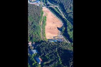 Development area in Wilgartswiesen in the state Rhineland-Palatinate, Germany