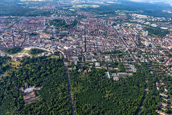 Weststadt, Südweststadt in the district Südweststadt in Karlsruhe in the state Baden-Wuerttemberg, Germany