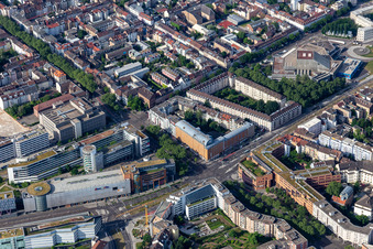 Baden State Theatre Karlsruhe in the district Südstadt in Karlsruhe in the state Baden-Wuerttemberg, Germany