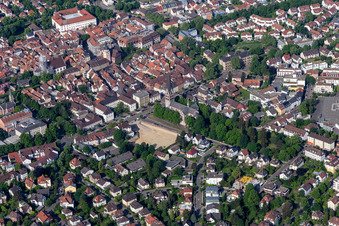 Sacred Heart Church Ettlingen in Ettlingen in the state Baden-Wuerttemberg, Germany